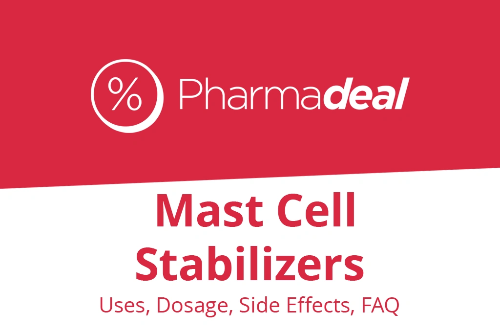 Pharmadeal logolu Mast Hücre Stabilizatörleri bilgilendirme afişi.